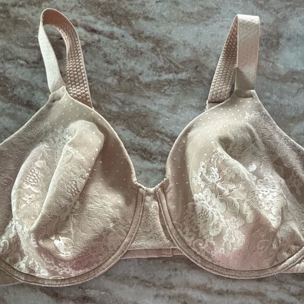 Vanity Fair Lace Underwire Bra Minimizer Bra 40D